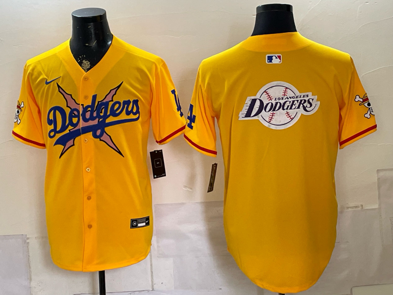 men Los Angeles Dodgers blank yellow Game 2026 Nike MLB Jersey 0716002